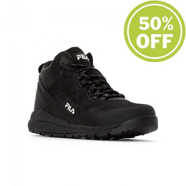 Zapatillas Fila Hombre Negras - Delta 2 Mid - España 542739RMN